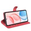 For Honor 400 Red Litchi Texture Leather Flip Phone Case with Holder - 5