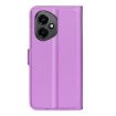 For Honor 400 Litchi Texture Flip Leather Phone Case with Holder Purple - 3