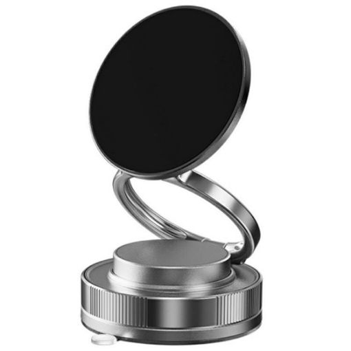 T28 Multifunctional Car Phone Holder - Desktop Vacuum Suction Stand (Black) - 1