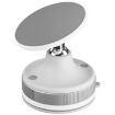 T29 Adjustable Magnetic Car Phone Mount - Suction Cup Holder (White) - 1