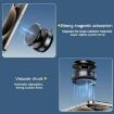 K009 360 Rotation Magnetic Car Stand - White Vacuum Suction Holder - 3
