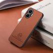 Redmi Turbo 4 Pro Brown Twill Fabric Leather Skin Phone Case - 6