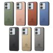 Redmi Turbo 4 Pro Twill Fabric Leather Skin Phone Case - Black - 7
