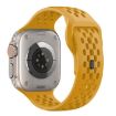 Yellow Mesh Reverse Buckle Silicone Band for Apple Watch 46/49/45/44mm - 2