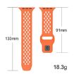 Yellow Mesh Reverse Buckle Silicone Band for Apple Watch 46/49/45/44mm - 6