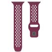 Apple Watch Mesh Reverse Buckle Silicone Band Wine Red 46/49/45/44mm - 4