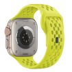 Lime Silicone Mesh Reverse Buckle Band for Apple Watch 42/41/40/38mm - 2