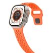 Lime Silicone Mesh Reverse Buckle Band for Apple Watch 42/41/40/38mm - 7