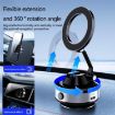 X98 Magnetic Vacuum Suction Phone Stand Holder for Desktop & Car (Black) - 2