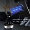 X98 Magnetic Vacuum Suction Phone Stand Holder for Desktop & Car (Black) - 3