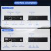 4K HDMI KVM Extender D5-2/D6-2 Video Audio Transmitter Receiver EU Plug - 7