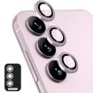 Samsung Galaxy S25 FE 5G Pink Camera Lens Tempered Glass Film 9H - 1