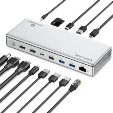 WAVLINK UTD45 96W Thunderbolt 4 Docking Station 8K/4K 13-in-1 Hub - 1