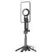 2 In 1 Magnetic Tripod Phone Holder & Selfie Stick with Keyring - Black - 6
