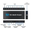JQF1 9 in 1 HDMI Switch Adapter Screen Splitter 4K Multi Viewer EU Plug - 6