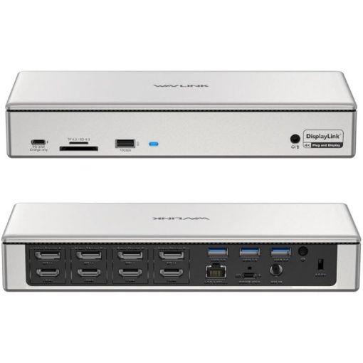 WAVLINK UG69PD12 DisplayLink Docking Station for Quad Monitors M1/M2/Mac/Win - 1