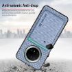 Huawei nova 14 Khaki Carbon Fiber Leather Magsafe Card Phone Case - 7