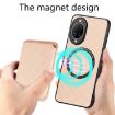 Huawei nova 14 Ultra Khaki Carbon Fiber Leather Magsafe Phone Case - 3
