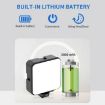 JMARY FM-59R Dimmable Mini Fill Light with 3 Cold Shoe Mounts - 5
