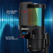 JMARY MC-PW13 RGB Light Desktop Microphone - 360 Rotating Design - 6