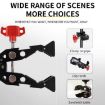 F084 Metal Hot Shoe Mount Multi-Function Crab Clamp for Photography - 6