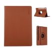 ENKAY 360 Rotation Leather Case for Samsung Galaxy Tab S10+/S9 FE+/S9+ Brown - 1