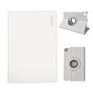 Samsung Galaxy Tab A7 Lite 8.7 ENKAY 360 Rotation Leather Case White - 1
