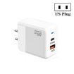 PD41 GaN PD 45W USB Charger + Type-C Cable, US Plug, White - 2
