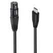 Type-C to XLR Male Microphone Audio Adapter Cable 1m - JUNSUNMAY - 1