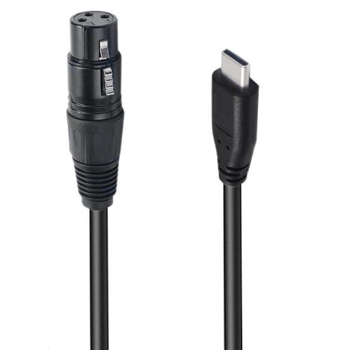 Type-C to XLR Male Microphone Audio Adapter Cable 1m - JUNSUNMAY - 1