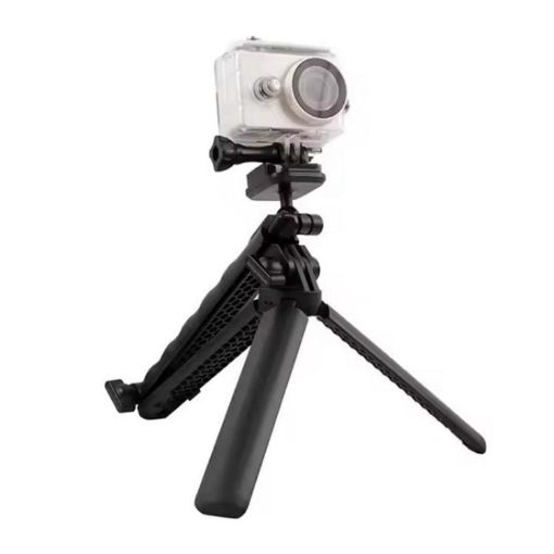 Tri-folding Tripod Stand for Sports Camera & Mobile Phone - C062 - 1