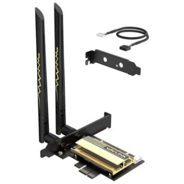 WAVLINK WN675X3-C WiFi 6E PCIe Network Card AX210 AX5400 Triple Band - 1
