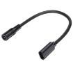 JUNSUNMAY 5V 3A Power Extension Cord, 5.5mm x 2.1mm to Type-C, 25cm - 2