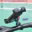 Z012 360 Rotation Motorcycle/Bicycle Handlebar Rearview Mirror Phone Mount - 7