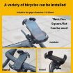 Z012 360 Rotation Motorcycle/Bicycle Handlebar Rearview Mirror Phone Mount - 9