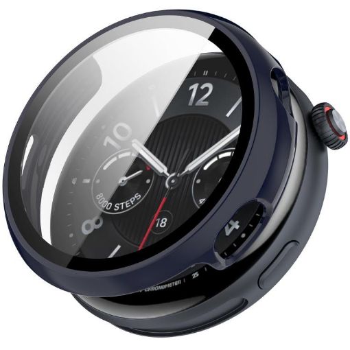 Vivo Watch 5 Ink Blue Tempered Film PC Protective Case - 1