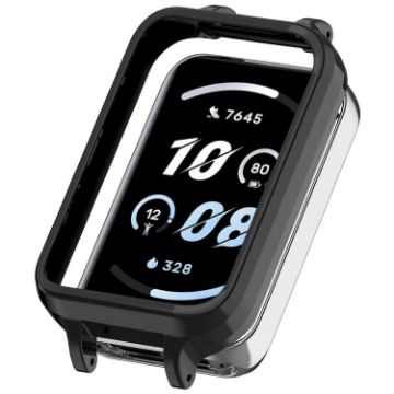 For Honor Band 10 PC Ear Half Coverage Hollow Watch Case (Black) - 1