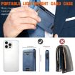 Suteni Blue Denim Pattern Button in Veneered Printed Card Box - 4