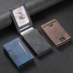 Suteni Blue Denim Pattern Button in Veneered Printed Card Box - 8