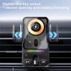 SD19 Wireless Charger 15W Magnetic Fast Charging Car Mount Holder Black - 3