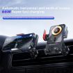 SD19 Wireless Charger 15W Magnetic Fast Charging Car Mount Holder Black - 6