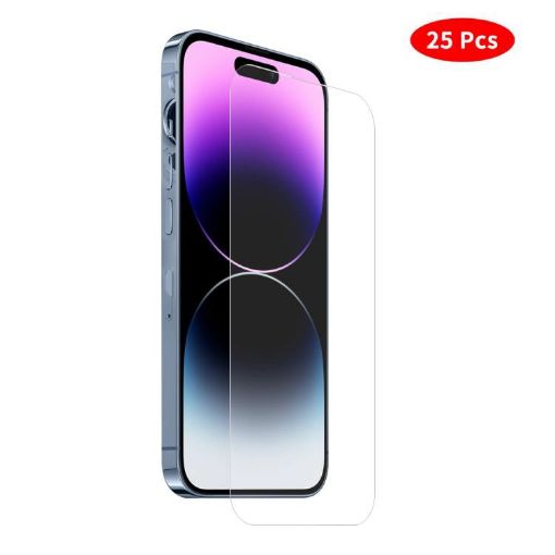 iPhone 15 JUNSUNMAY 25pcs Tempered Glass Screen Protector Film - 1