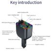 Y4 Retractable Cable Car Charger & Bluetooth MP3 Player - Fast Charging - 9