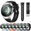Huawei Watch 5 42mm Black Corrugated Silicone Band - 2