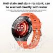 Huawei Watch 5 42mm Silicone Band, Metal Pin Buckle - Raw Blue - 4
