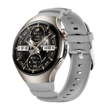 Huawei Watch 5 46mm Gray Silicone Band with Metal Pin Buckle - 1