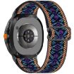 Samsung Galaxy Watch 8 Ethnic Style Nylon Braided Band 40/44mm Blue Purple - 1