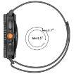 Samsung Galaxy Watch 8 Milanese Loop Magnetic Band 40/44mm Rose Gold - 5