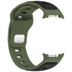 Samsung Galaxy Watch 8 40/44mm Two Color Silicone Band Army Green - 4