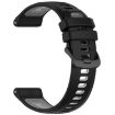 Garmin Forerunner 970 Black+Gray Silicone Watch Band Steel Buckle - 2